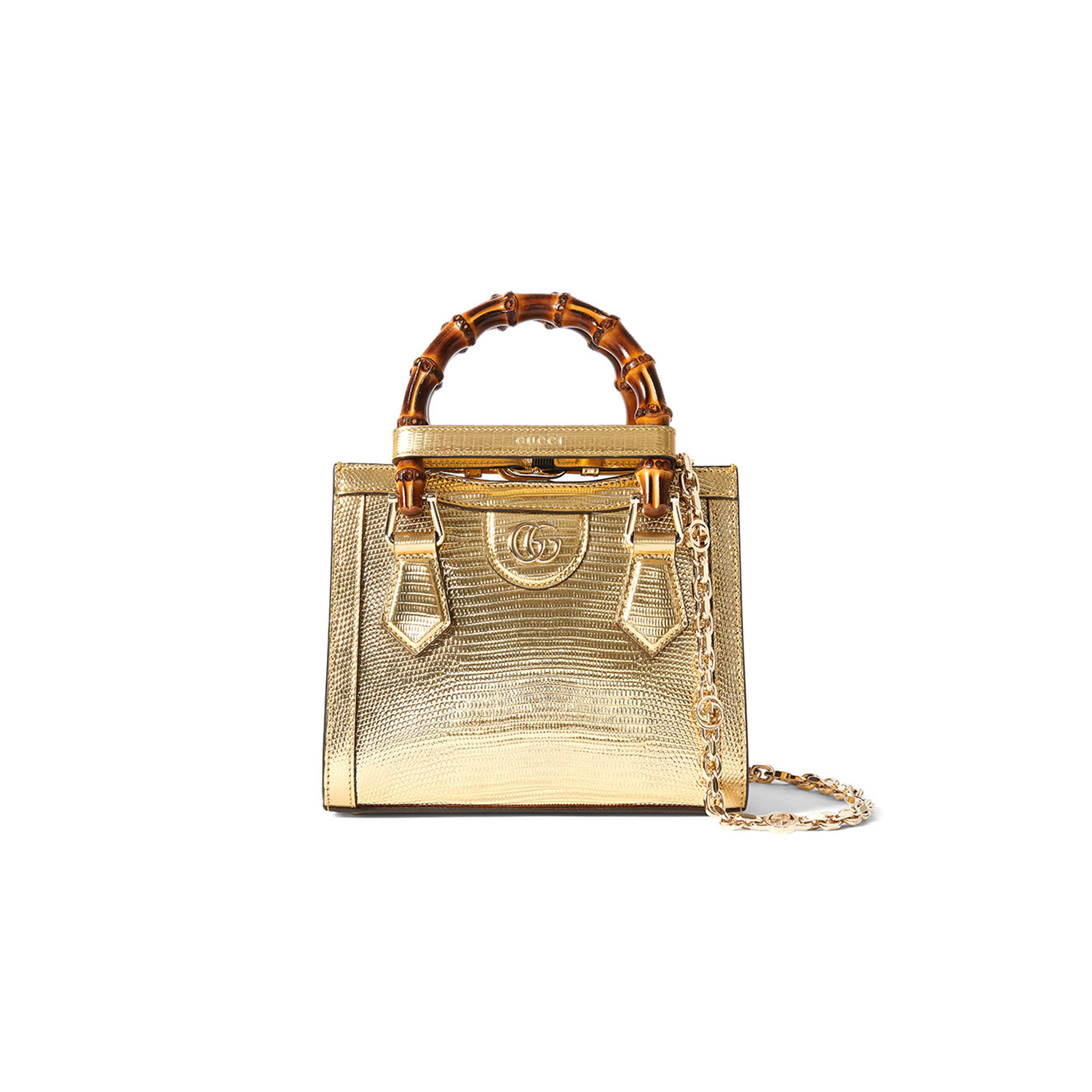 G*C*I DIANA LIZARD SMALL TOTE BAG 707449 (20*16*10cm)